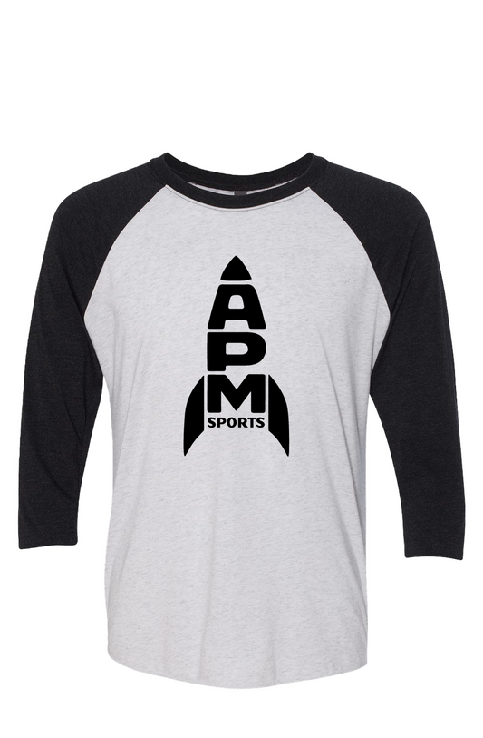 APM Triblend Three-Quarter Raglan Tee