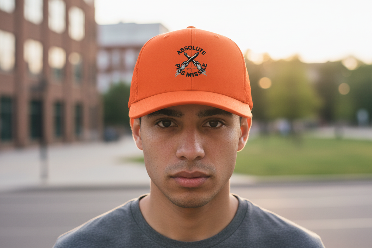 Missile Flagship B&W Trucker Cap