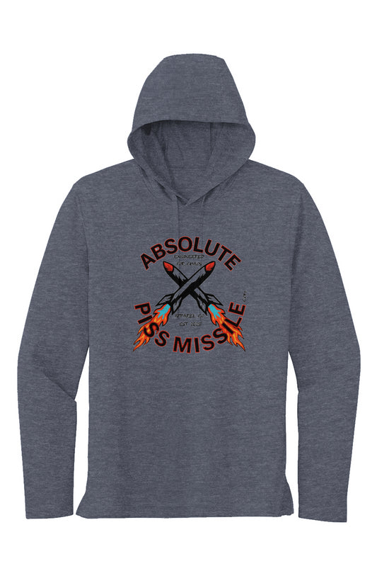 Blue Fire Long Sleeve Hoodie