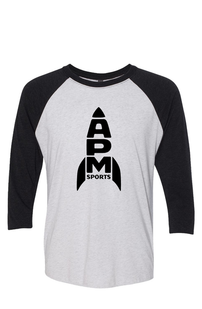 APM Triblend Three-Quarter Raglan Tee