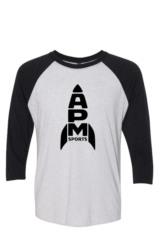 APM Triblend Three-Quarter Raglan Tee