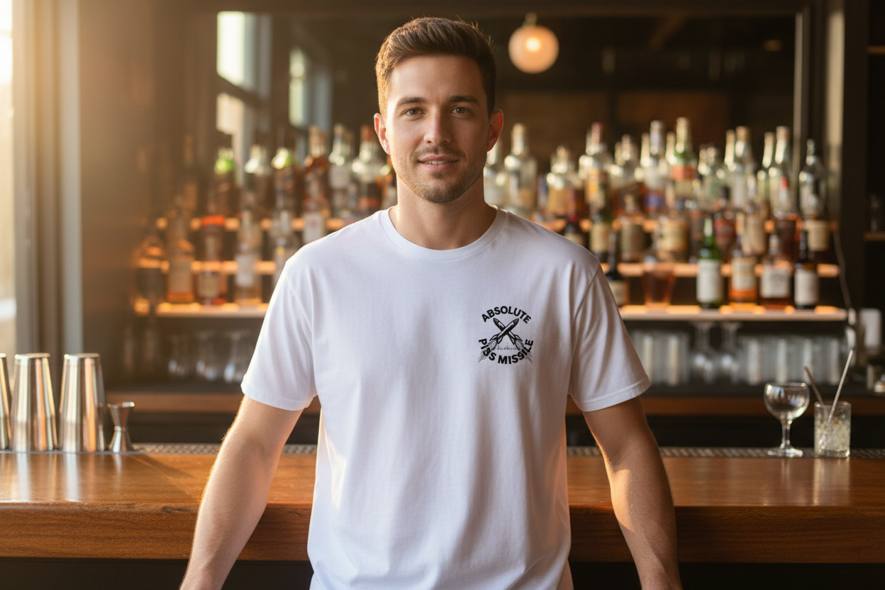 Missile B&W Short-Sleeve T-Shirt